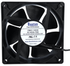 120x120x38mm, 100-240VAC, 109.88CFM, 2 Wire Leads, , IP56, Ball Bearing EC Axial Fan -- FMA1-12038WBMW12-56 - Image