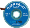 Desoldering Braid, Quick Braid, .100 X 10, Antistatic, 25/pack Rohs Compliant Easybraid - 51AC9468 - Newark, An Avnet Company