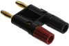 Double Banana Jack To Binding Post, 15A; Inter Series Connector A Pomona - 96F7108 - Newark, An Avnet Company