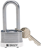 White Key Retaining Steel Padlock - 143146 - Brady Corporation