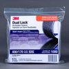 3M Dual Lock TB3871/TB3872 Black Hook & Loop Tape - Mushroom Hook with 400 stems/in Stem Count - 1 in Width x 10 ft Length - 97634 - 051111-97634 - R. S. Hughes Company, Inc.