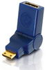 Velocity 90&deg; Rotating HDMI&reg; Female to HDMI&reg; Mini Male Port Saver Adapter -- 2101-40434-ADT - Image