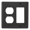 Standard Wall Plate - NPJ826BK - Hubbell Incorporated