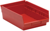Economy 4 Shelf Bin, Red; Bin Colour Quantum Storage - 44AC6788 - Newark, An Avnet Company