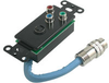 RapidRun&reg; Component Video + S-Video Wall Plate - Black -- 2212-42026-001 - Image