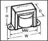 Power Transformer; Chassis Mount Transformer Type Triad Magnetics - 03F621 - Newark, An Avnet Company