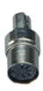 Slimline Adapter, 6-Pin Mini DIN to 5-Pin DIN, Male/Female -- FA618