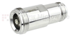 4.1/9.5 Mini DIN Female (Jack) to N Female (Jack) Adapter IP67 UnMated, Tri-Metal Plated Brass Body, 1.3 VSWR -- SM4478 - Image