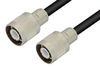 SC Male to SC Male Cable 12 Inch Length Using 75 Ohm RG59 Coax, RoHS - PE34441LF-12 - Pasternack