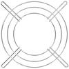 176mm Wire Form Fan Guard, 304 Stainless Steel - 08190-SS - Qualtek Electronics Corp.