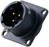 Circular Connector, Plug, Size 12, 3 Position, Box; Product Range Amphenol Industrial - 95F1731 - Newark, An Avnet Company
