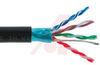 WI-FI SHEILDED TWISTED PAIR 4 PR #24 PPFS PVC BLACK. - 70003321 - Allied Electronics, Inc.