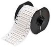 Brady Permasleeve B-7642 White Polyolefin Thermal Transfer Die-Cut Thermal Transfer Printer Sleeve - 2 in Width - 0.187 in Height - 0.094 in Min Wire Dia to 0.151 in Max Wire Dia - Single-Side Printab - 662820-96739 - R. S. Hughes Company, Inc.