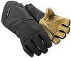 Hexarmor SuperHOG 3188 Black/Tan Superfabric Cut-Resistant Glove - Exceeds ANSI/ISEA Cut 5 Cut Resistance - Leather Palm Coating - 19 in Length - HEXARMOR 3188 - HEXARMOR 3188 - R. S. Hughes Company, Inc.