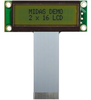 Lcd Display, Reflective, Stn, 3.15Mm Rohs Compliant Midas - 15AJ6466 - Newark, An Avnet Company