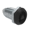 Quarter-Turn Cam Latch, 8mm Triangle, Without Cam, Sealed, Zinc Alloy, Powder Coat, Black - E5-6A-035-UU1 - Southco