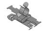 EMC Shield Clamps for TS35 Rails, Pluggable- with or without Integrated Strain Relief - 37622.150 - icotek Corp