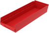Bin, Shelf Bin 23-5/8 x 8-3/8 x 4, Red - 30184RED - Akro-Mils, Inc.