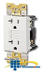 Leviton Acenti GFCI Duplex Receptacle -- AC552-D - Image