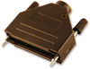 D Sub Backshell, Vertical, Dtppk Series, Db, 180 , Abs (Acrylonitrile Butadiene Styrene) Body Rohs Compliant -- 06X0498