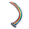 23+23 Pos. Female T-Contact DIL 22 AWG Cable Assembly, single-end, 101Lok - M80-FB14668FC-XXXXL - Harwin Plc