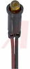 Indicator,Pnl-Mnt;LED;Amber;8mcd;5/32In.;Wire;Nylon;10mA;0.031/0.062In.;5V;5V - 70130393 - Allied Electronics, Inc.