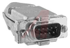 Connector, Cable; Plug; Full Metal Shell; 1; 9; 20 AWG; Black; Steel - 70042985 - Allied Electronics, Inc.