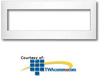 Leviton Acenti 6-Gang Thermoplastic Wallplate - ACWP6 - TelephoneStuff.com