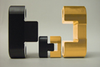 Female Black and Gold Shuttle Interlock - BGT Series - DME Company