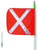 General-Purpose 10' Lighted Warning Whip w/ Quick Disconnect Base 12