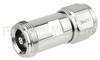 4.1/9.5 Mini DIN Female (Jack) to N Male (Plug) Adapter IP67 UnMated, Tri-Metal Plated Brass Body, 1.3 VSWR -- SM4479 - Image