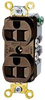Conn, Mains Rcpt, 20A, 125V, Brown; Connector Type Hubbell Wiring Devices - 35B708 - Newark, An Avnet Company