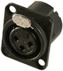 Connector, Xlr, Jack, 3 Position; No. Of Contacts Neutrik - 20M8245 - Newark, An Avnet Company