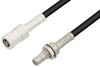 SMB Plug to SMB Jack Bulkhead Cable 48 Inch Length Using RG174 Coax - PE33674-48 - Pasternack