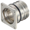 Han M23 Bulkhead Housing, Rear Panel Assembly, O-Ring Seal, M3 Mounting Holes Rohs Compliant Harting - 37AC1859 - Newark, An Avnet Company