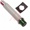 Indicator,Pnl-Mnt;Green LED;Non-Relampable,12 V,4.5
