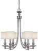 3916PN-451 Mid. Chandeliers-Drum Shades - 429932 - Capital Lighting, Inc.