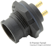 Circular Connector, Plug, 2Pos, Panel; Product Range Amphenol Ltw - 03AC7892 - Newark, An Avnet Company