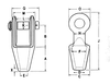 Open Socket BS463:1958 RopeDiaRange 41 - 122104100010 - Certex UK