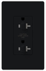 Duplex/Single Receptacle -- CAR-20-DDTR-BL - Image