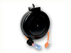 NEMA 5-15P ORANGE to NEMA 5-15R Q-LOCK CLEAR WITH LED HOME // Featured Products -- QL1000-25ORG