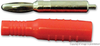 Banana Plug, 15A, Crimp/solder, Red; Gender Mueller Electric - 66W1225 - Newark, An Avnet Company