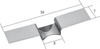 Tungsten Boat 0.1 mm - 0482000 -- 0482000 - Image