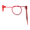XL1 Mini-Hook to 9302 Shrouded R/A Banana Plug, 18 AWG PVC Test Lead - 633XL1 - E-Z-HOOK, a division of Tektest, Inc.