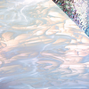 Clear/White, wispy, Iridescent Glass - I/309S - Spectrum Glass Company, Inc.