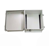 14x12x07 Fiberglass Reinf Polyester FRP Weatherproof Outdoor IP66 NEMA 4 Enclosure, Modified Base DIN Rail MNTs Gray - TEF141207-000DR - Transtector Systems, Inc.