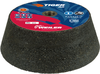 TIGER AO Type 11 Flaring Cup Wheel, A16-Q, 6/4-3/4 x 2 x 5/8-11, Rim 1.5