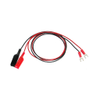 Mini Alligator Clip to 0.25″ Spade Lug, 22 AWG PVC Test Lead -- 288M - Image