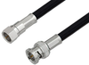 75 Ohm F Male to 75 Ohm BNC Male Cable 48 Inch Length Using 75 Ohm RG6-CATV Coax, LF Solder, RoHS - PE36145LF-48 - Pasternack