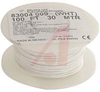 Wire, Hook-up; SPC; 24 AWG; 7x32 strand; TFE ins.; 600V; UL AWM 1213; White - 70003402 - Allied Electronics, Inc.